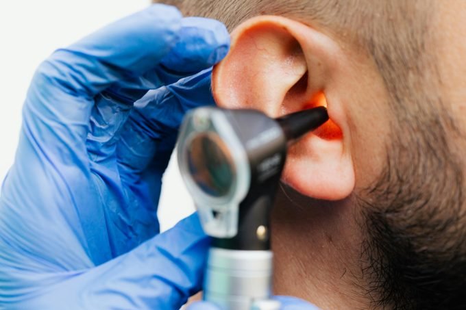 ear was removal person getting wax taken out
