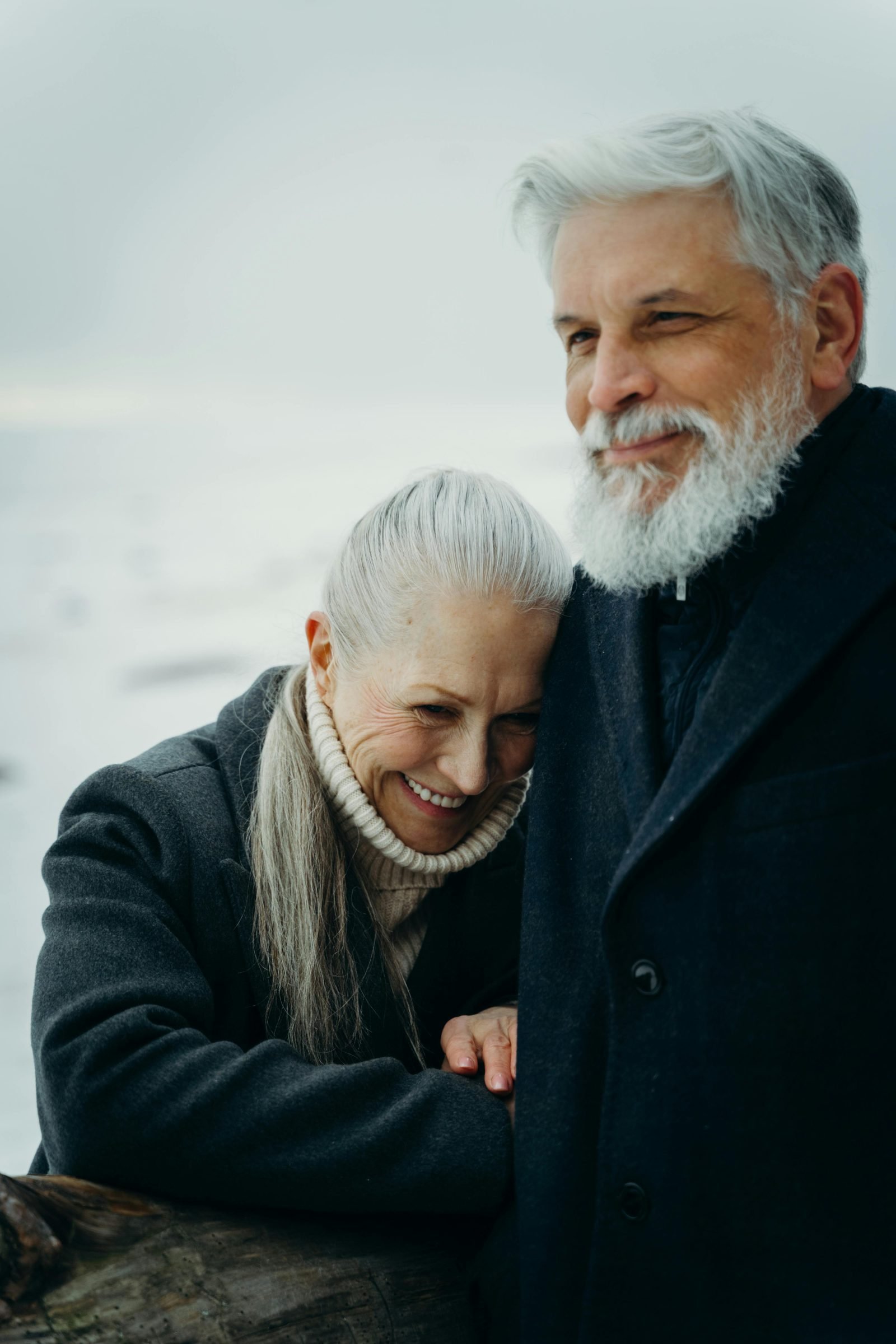 Senior couple reviewing health insurance documents