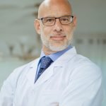 Patient recovering in a private hospital after hip replacement surgery