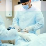 Patient in recovery after private operation in the UK